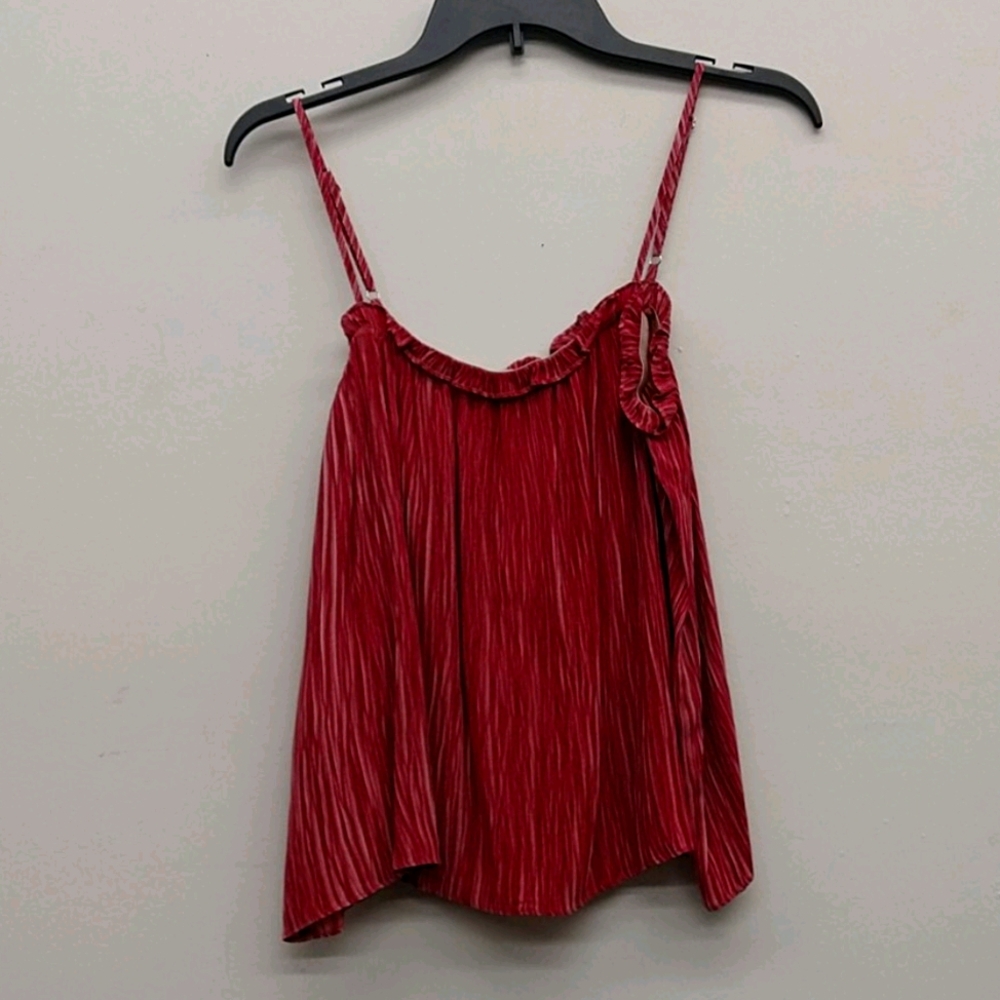 Eden Society Fuschia Spaghetti Strap Blouse